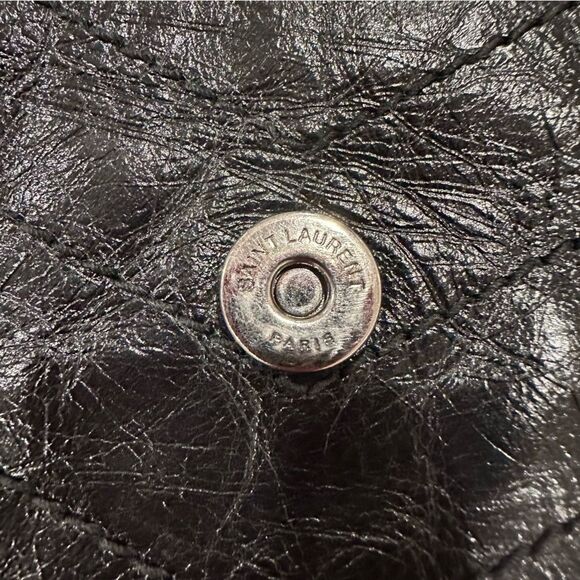 YSL Niki Baby Medium Quilted Crinkled-leather Shoulder Bag - Picture 10 of 16